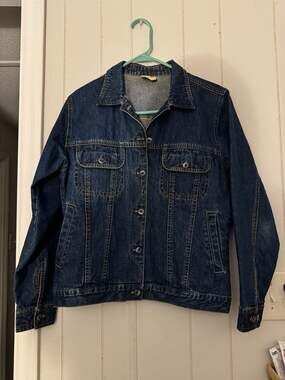 Vintage Medlar Fashions Ltd Dark Wash Denim Jacket Sample